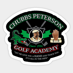 Chubbs Peterson Golf Academy Sticker